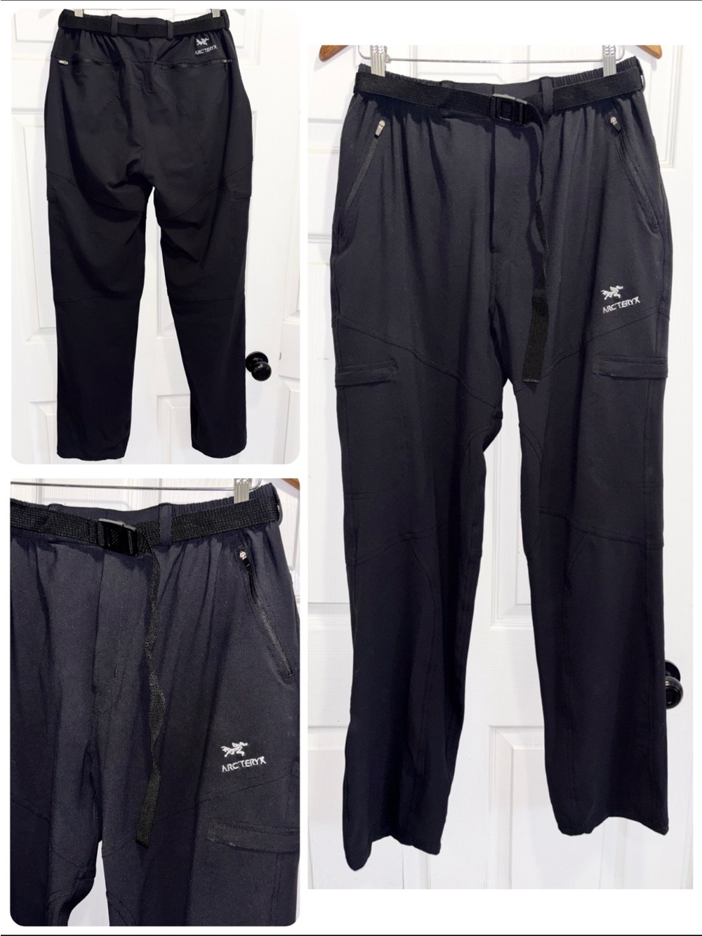 Arc’teryx Gamma Technical Softshell Hiking Pants Pants in Black Size XL
